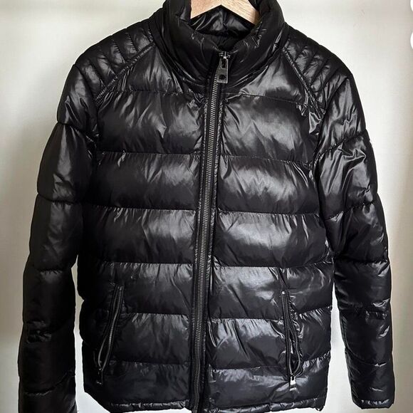 Guess Small Black Quilted Jacket - Picture 1 of 13